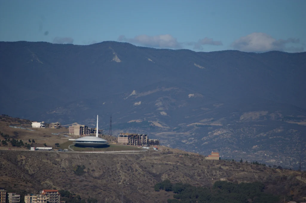 The 112 Georgia Emergency Response Center seen on the outskirts of Tbilisi.