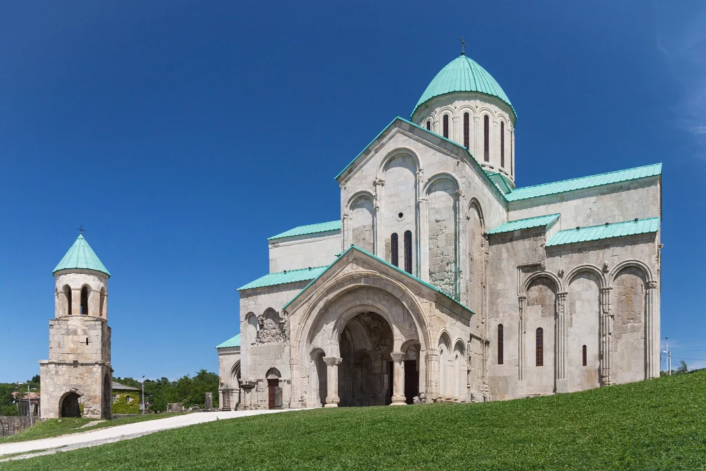 Bagrati Cathedral in Kutaisi, one of Georgia's historic landmarks travellers often visit.