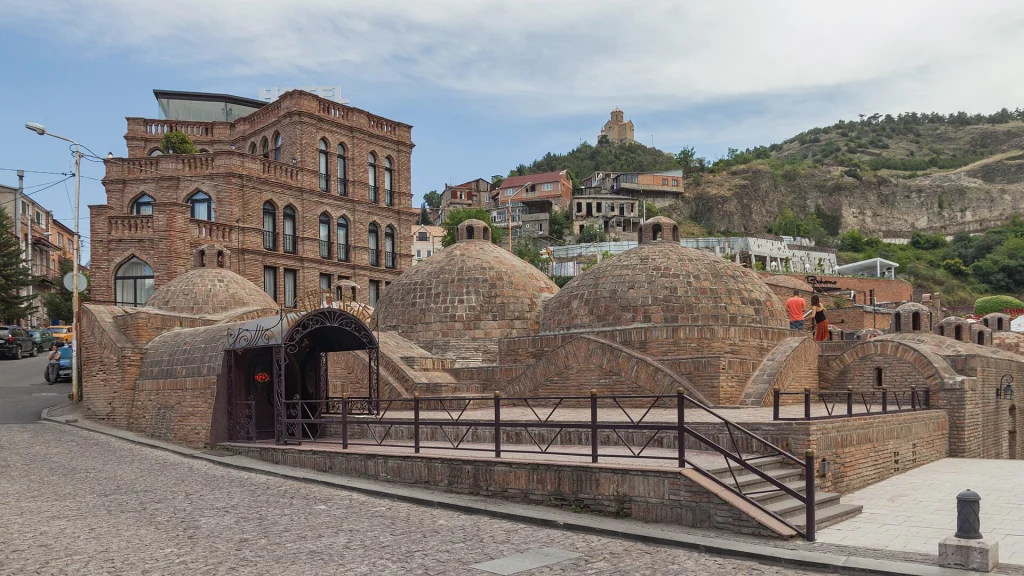 The domed Royal Baths in Abanotubani, a legacy of Tbilisi's Persian-era past.