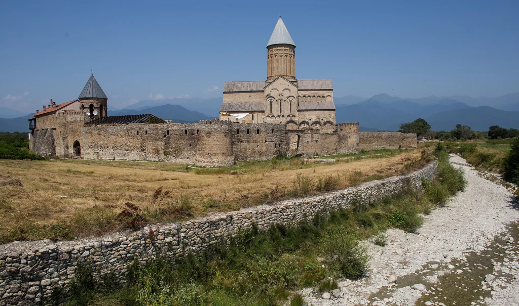 Alaverdi Monastery, Kakheti, a region famed for traditional qvevri winemaking on the tour route.