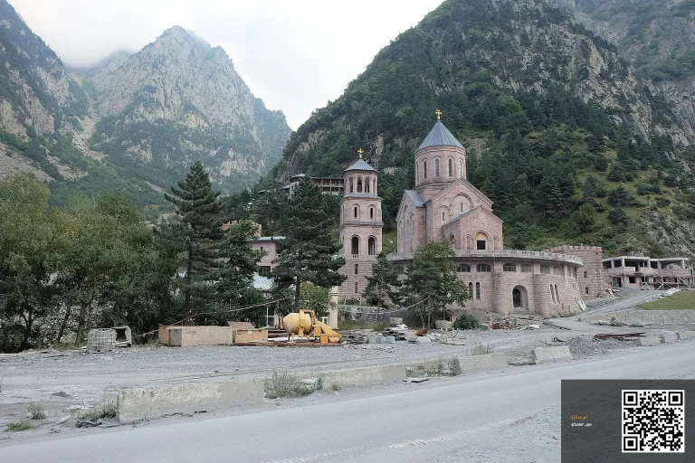 Dariali Gorge and Monastery