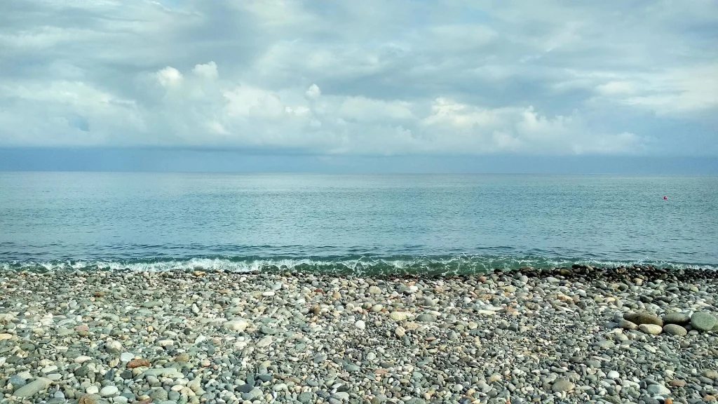 Black Sea coastline at Batumi, a top regional destination for inbound tourists to Georgia.