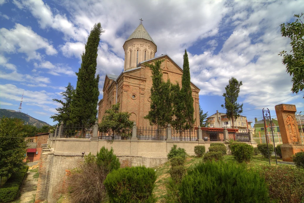 The Ejmiatsin Armenian Church in the Avlabari neighbourhood of Tbilisi.