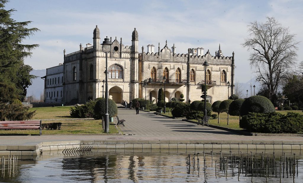 Dadiani Palace and its park grounds, where Samegrelo's hazelnut harvest is celebrated.