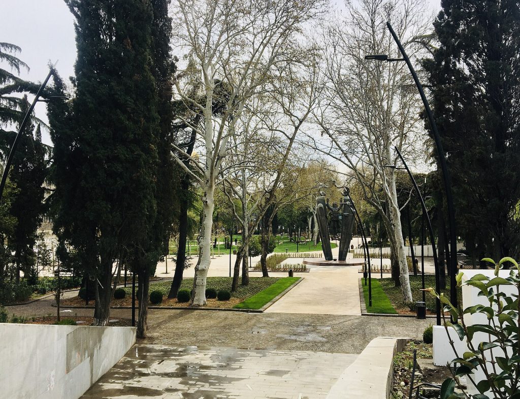 A view of Deda Ena Park, the green Tbilisi space where the beer festival takes place.