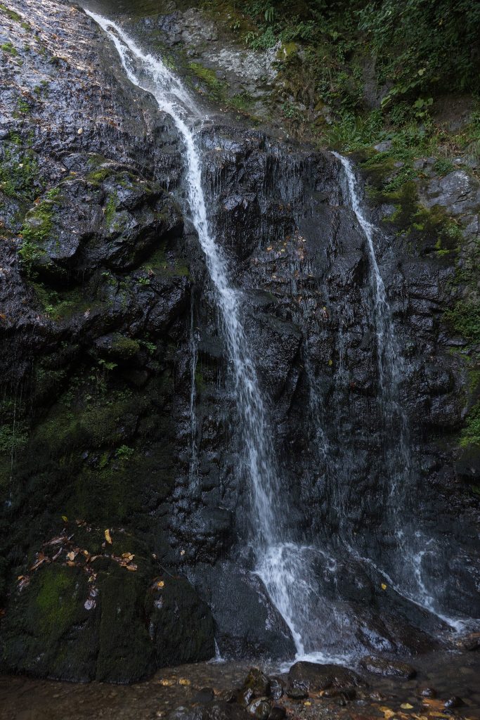 Dunga's Big Waterfall cascades through the forested Machakhela National Park.