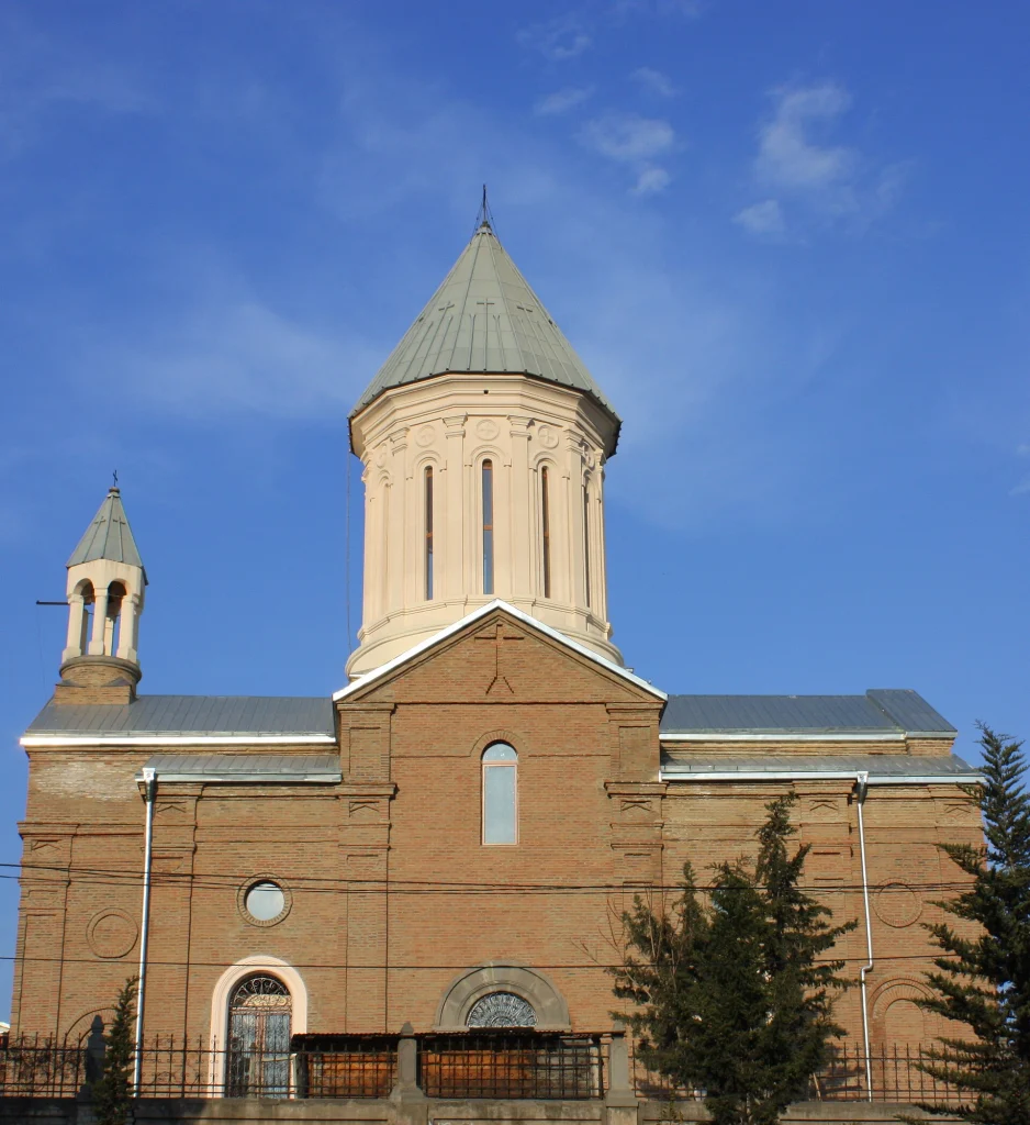 Ejmiatsin Armenian Church, an 18th-century church next to Avlabari Square in Tbilisi.