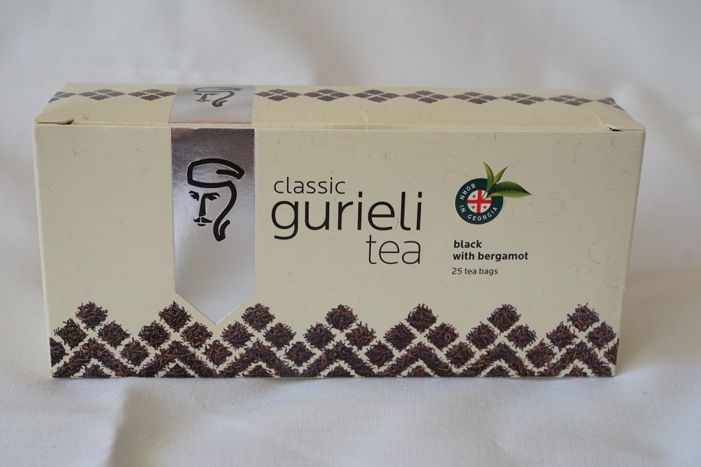 A box of classic Gurieli black tea, the signature product of Guria celebrated at the festival.