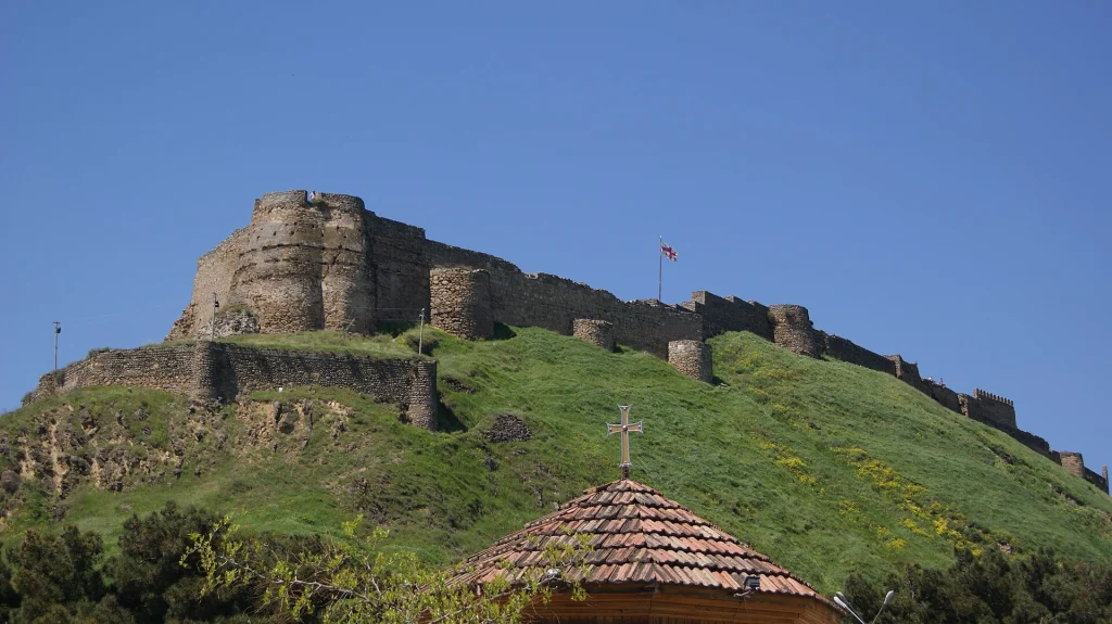 Gori fortress on its hill, a popular day-trip landmark near Tbilisi.