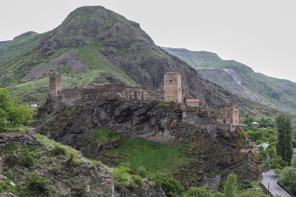 Manavi: A Quiet Fortress Village in Kakheti’s Wine Country — Manavi church OR fortress OR street