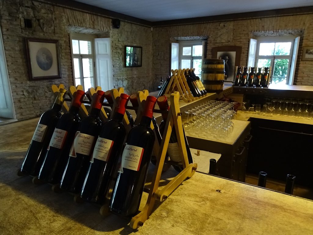 Wine room inside the Chavchavadze Estate, part of the Tsinandali grounds.