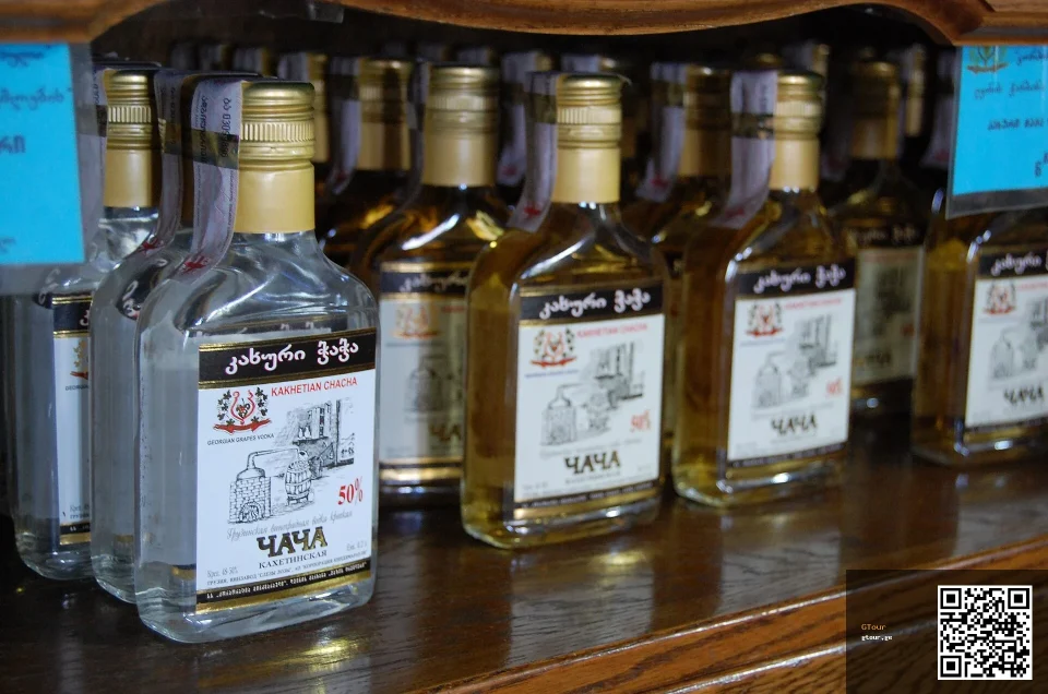 How much wine and chacha can you take home from Georgia?