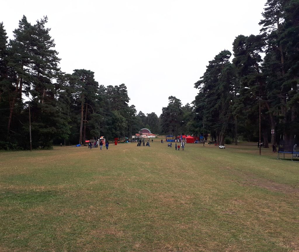 Manglisi Park, part of the mountain resort setting for the Manglisoba festival.