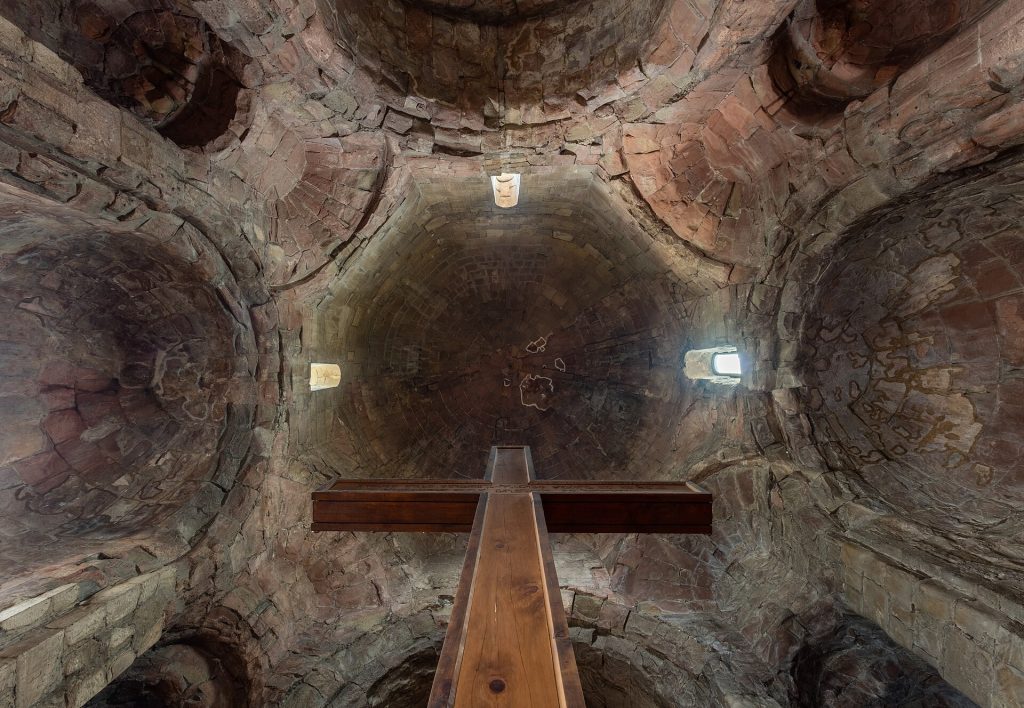 Jvari Monastery, built where St Nino is said to have erected her cross.