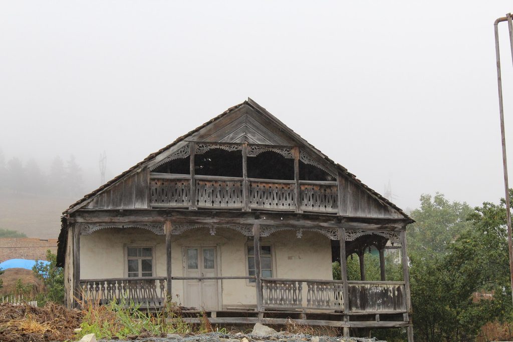 A traditional old house in Gomareti village, Dmanisi municipality.