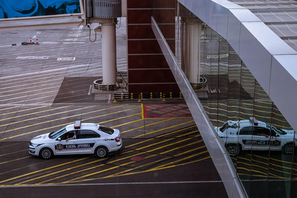 Tbilisi International Airport, the main gateway for Greek travellers arriving by direct or connecting flights.