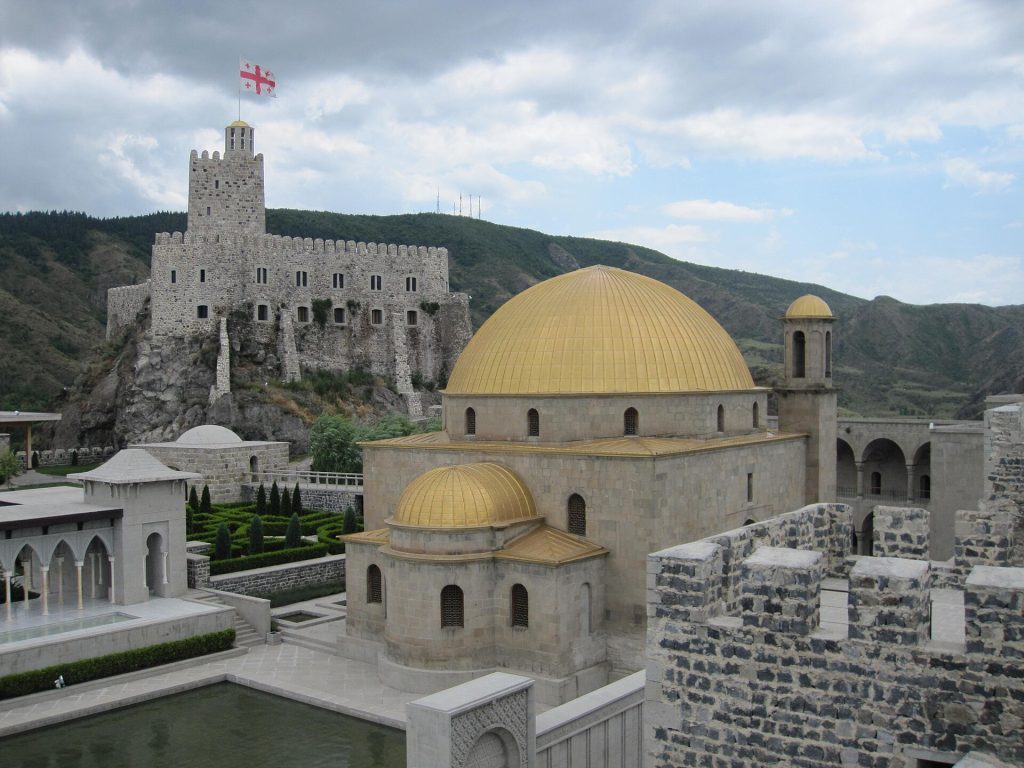 Panoramic view of Rabati Fortress complex, host site of the Samtskhe-Javakheti taste festival.