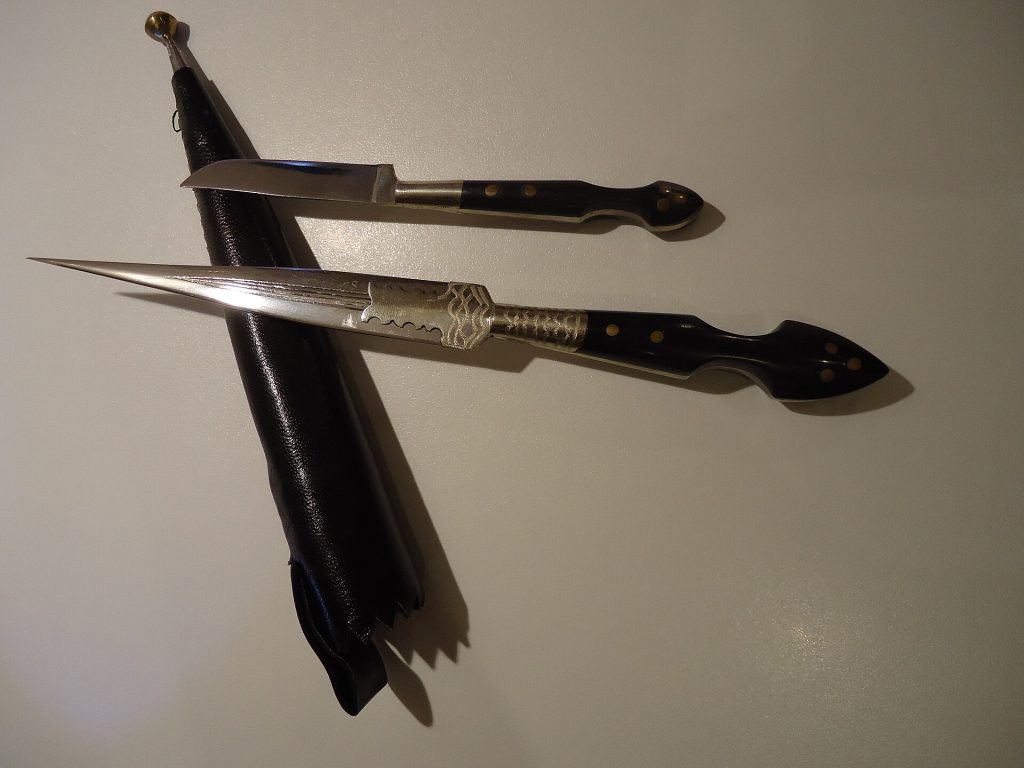 Traditional Laz ceremonial knives, used in the knife dance performed at Laz festivities.