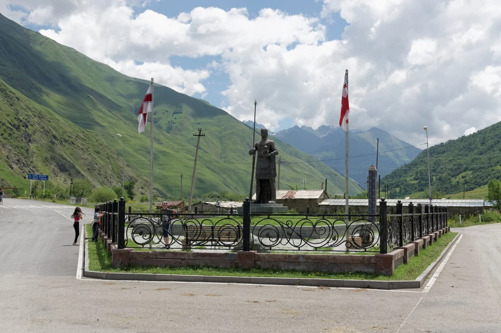 The village of Sno nestles in the Snostskali Valley in Khevi, Georgia.
