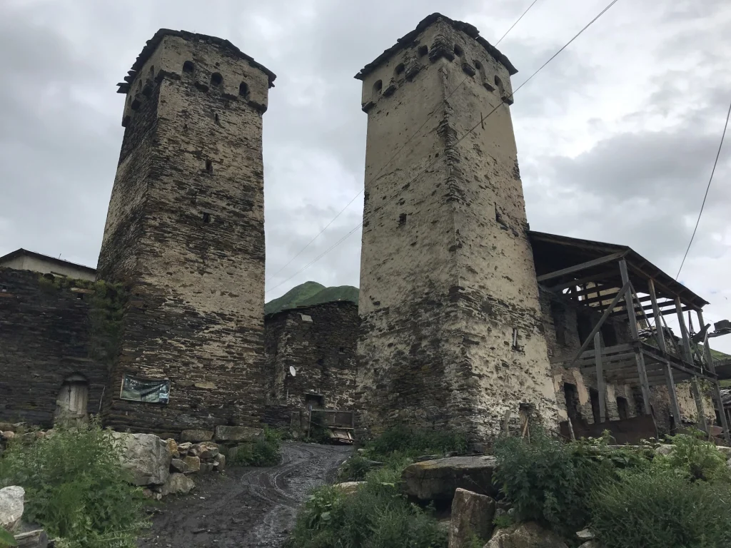 The iconic medieval Svan towers of Ushguli mark the start of the Svaneti trekking season.
