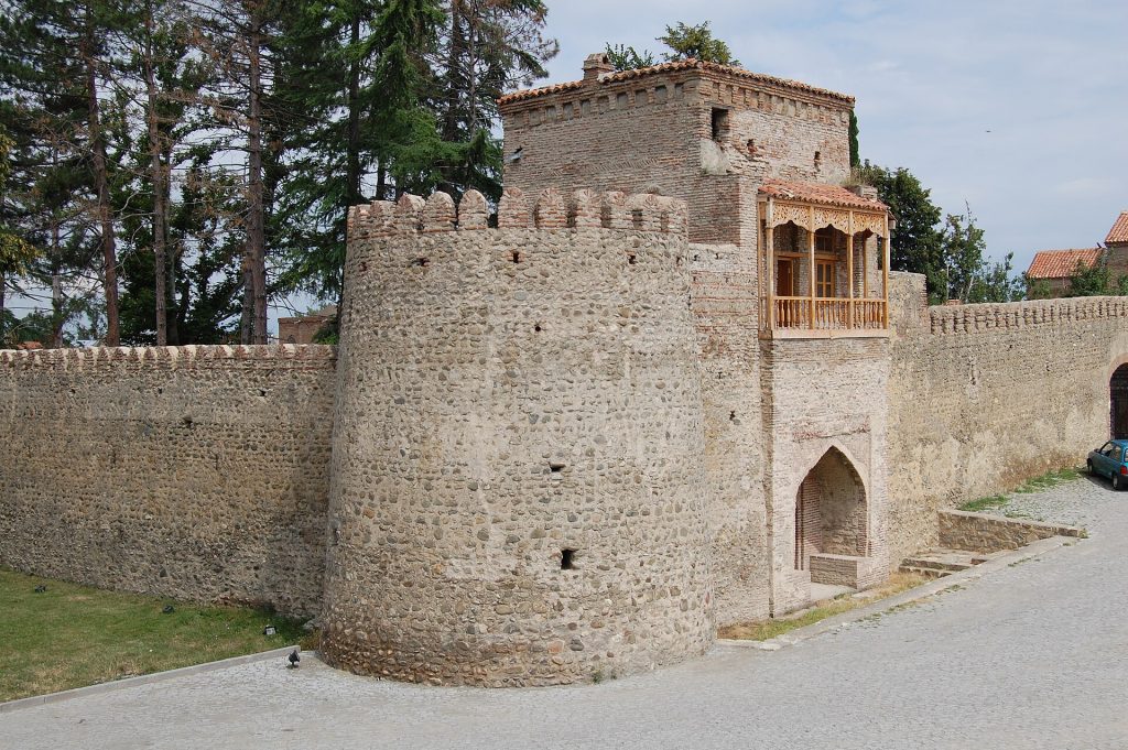 The fortified Erekle II palace in Telavi, Kakheti's wine-region landmark.