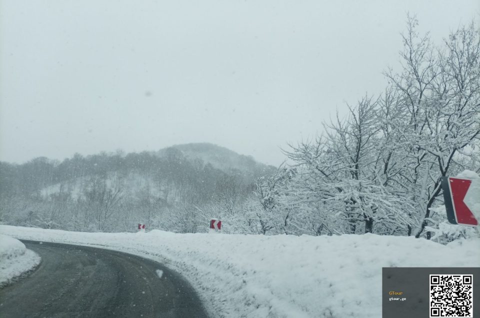 Snow Closes Tusheti Road Between Km22 and Km72