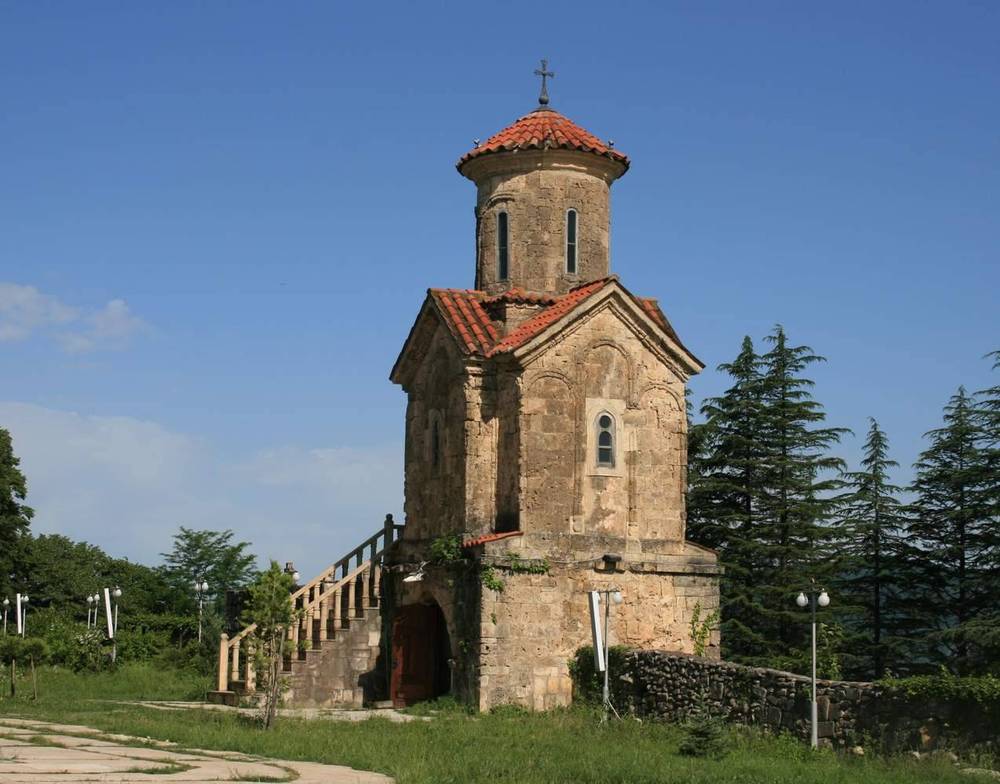 The Church of the Nativity at Martvili Monastery, heart of the Chkondidloba celebrations.
