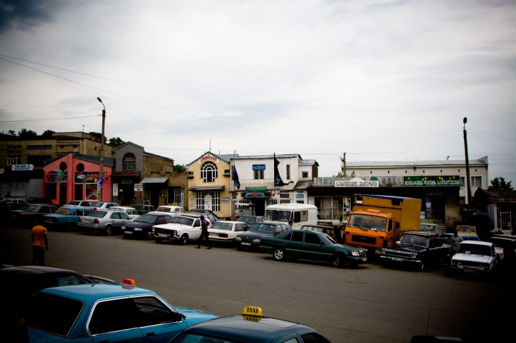 A street scene in Telavi, the Kakhetian town where the festival takes place each September.