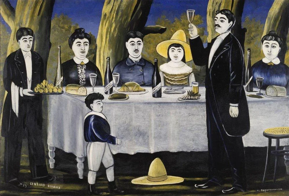 Pirosmani's painting of a Georgian feast captures the supra tradition travellers experience at the table.