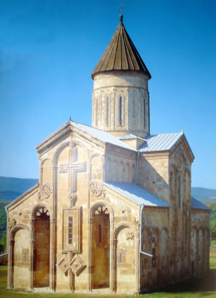 Samtavisi Cathedral, a classical stone Georgian Orthodox church.