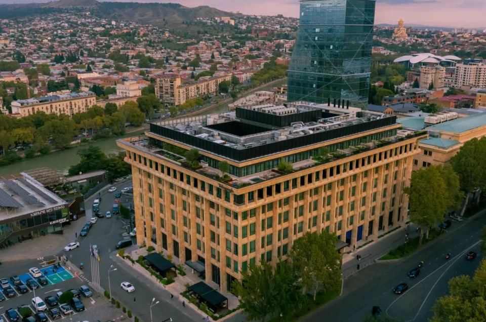Tbilisi’s Telegraph Hotel Opens in Converted Brutalist Building